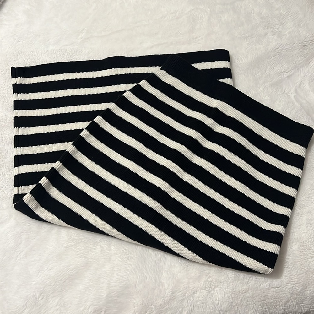 ZARA Striped Knit Skirt - Picture 3 of 4